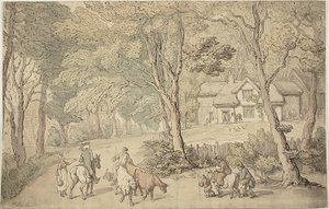 Doktorsyntaks på veien av Thomas Rowlandson