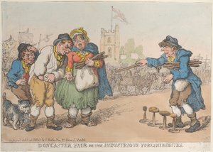 Doncaster Fair eller de flittige Yorkshirebites, 1808-18., 1808-18. av Thomas Rowlandson