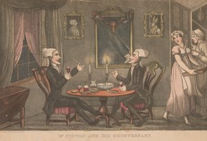 Dr. Syntax og hans motstykke av Thomas Rowlandson