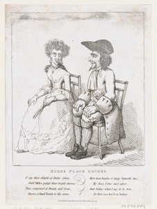 Dukes Place Lovers, 21. februar 1797., 21. februar 1797. av Thomas Rowlandson