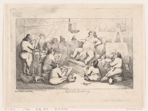 Dutch Academy, mars 1792., mars 1792. av Thomas Rowlandson