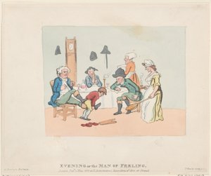 Kveld, eller følelsens mann, 1. mai 1803., 1. mai 1803. av Thomas Rowlandson