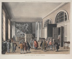 Skattedirektoratet, Broad Street av Thomas Rowlandson