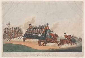 Ekspedisjon, eller militærfly, 16. mai 1798., 16. mai 1798. av Thomas Rowlandson