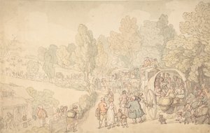 Fairlop Fair, Essex, ca. 1816. av Thomas Rowlandson