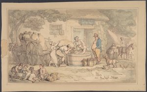 Landbruksscene av Thomas Rowlandson