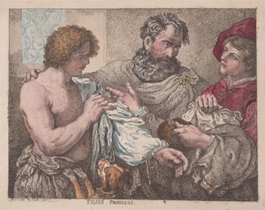 Philus Prodigus Den fortapte sønn, 1783-95., 1783-95. av Thomas Rowlandson