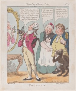 Footman, 30. august 1799., 30. august 1799. av Thomas Rowlandson