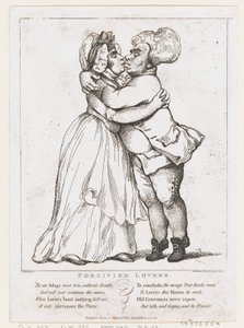 Forgiving Lovers, 15. mars 1798., 15. mars 1798. av Thomas Rowlandson