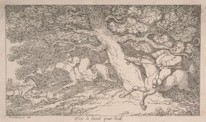 Rævjakt: Slik vrir du nakken [fra «Advice to Sportsmen»] av Thomas Rowlandson