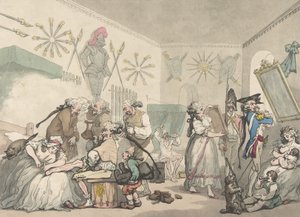 Franske brakker, 12. august 1791., 12. august 1791 av Thomas Rowlandson