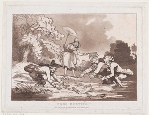 Froskejakt av Thomas Rowlandson