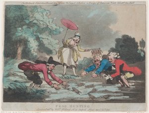 Froskejakt, 20. april 1790., 20. april 1790. av Thomas Rowlandson