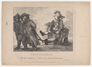 Frontispice Picturesque Beauties of Boswell, Part the First, 15. mai 1786., 15. mai 1786. av Thomas Rowlandson