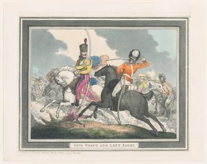 Gi poeng og venstre parry, 1. september 1798., 1. september 1798. av Thomas Rowlandson