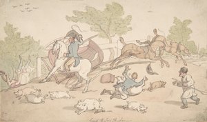 Skal til Ivy Bridge, 1780-1827. av Thomas Rowlandson