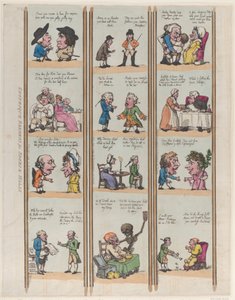 Groteske grenser for rom og haller, plate 15, 1799., 1799. av Thomas Rowlandson