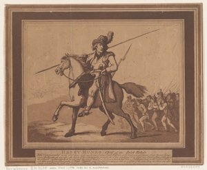 Henry Munro, sjef for de irske opprørerne, 1. juli 1798., 1. juli 1798. av Thomas Rowlandson