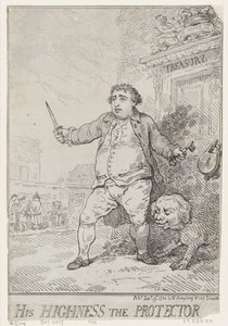 Hans Høyhet Beskytteren, 19. januar 1784., 19. januar 1784. av Thomas Rowlandson