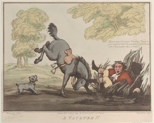 Hesteprestasjoner, skisse 12: A Vaulter !!, 1. august 1799., 1. august 1799. av Thomas Rowlandson