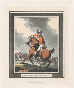 Horses Head, Near Side, Protect, 1. september 1798., 1. september 1798. av Thomas Rowlandson