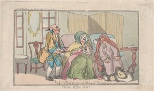 Hvordan har du det, 10. april 1792., 10. april 1792. av Thomas Rowlandson