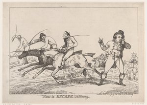 Hvordan unnslippe å vinne, 22. november 1791., 22. november 1791. av Thomas Rowlandson