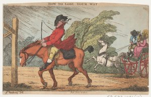 How to Lose Your Way, 11. juni 1808., 11. juni 1808. av Thomas Rowlandson