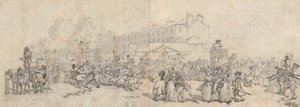 Hyde Park Corner av Thomas Rowlandson