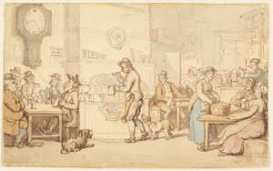 Interiøret i et vertshus av Thomas Rowlandson