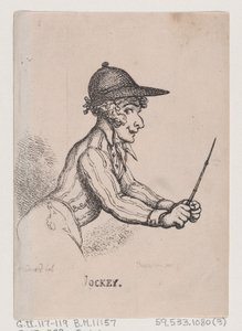 Jockey, april 1808., april 1808. av Thomas Rowlandson