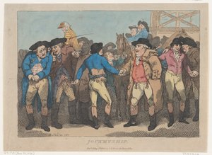 Jockeyship, 1. juli 1802., 1. juli 1802. av Thomas Rowlandson