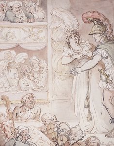 John Bull ved Operaen, 1803 av Thomas Rowlandson
