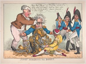 Junot Disgorging His Booty, 17. oktober 1808., 17. oktober 1808. av Thomas Rowlandson