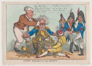 Junot Disgorging His Booty, 17. oktober 1808., 17. oktober 1808. av Thomas Rowlandson