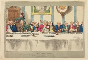 Dagens meny av Thomas Rowlandson
