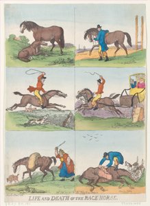 Løpshestens liv og død, 25. september 1811., 25. september 1811. av Thomas Rowlandson