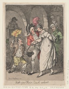 Lys din ære, trener uansatt, 1811., 1811. av Thomas Rowlandson