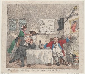 Lange prekener og lange beleiringer er egnet til å lulle sansene, 11. februar 1783., 11. februar 1783. av Thomas Rowlandson