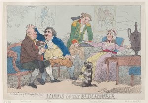 Lords of the Bedchamber, 14. april 1784., 14. april 1784. av Thomas Rowlandson