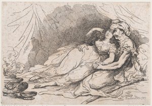 Kjærlighet i Østen av Thomas Rowlandson