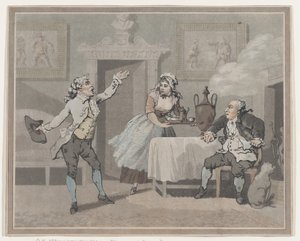 Manager & Spouter, 1. juli 1802., 1. juli 1802. av Thomas Rowlandson