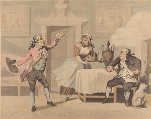 Bestyrer og Spouter, 1784. av Thomas Rowlandson