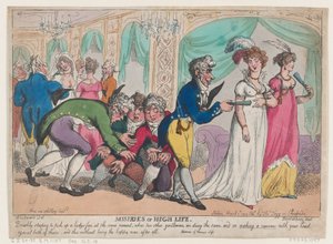 Miseries of High Life, 1. mars 1808., 1. mars 1808. av Thomas Rowlandson