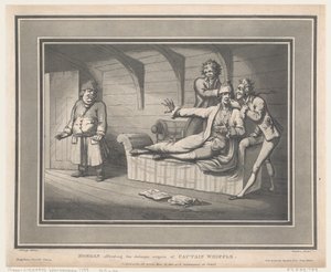 Morgan Offending The Delicate Organs of Captain Whiffle, 12. mai 1800., 12. mai 1800. av Thomas Rowlandson