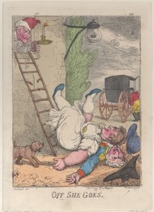 Off She Goes, 1812., 1812. av Thomas Rowlandson