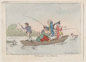 Tålmodighet i en Punt, ca. 1803., ca. 1803. av Thomas Rowlandson