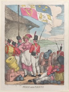 Fred og overflod, 8. mars 1814., 8. mars 1814. av Thomas Rowlandson
