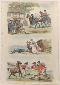 Plate 12, fra World in Miniature, 1816., 1816. av Thomas Rowlandson