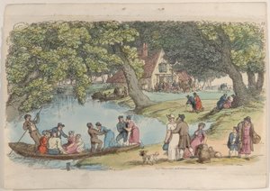 Plate 15, fra World in Miniature, 1816., 1816. av Thomas Rowlandson